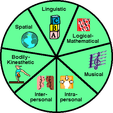 Howard Gardner's Pie Chart